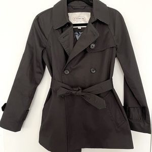 COACH lightweight trench coat